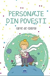 Personaje din povesti - carte de colorat