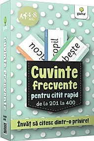 Cuvinte frecvente pentru citit rapid de la 201 la 400