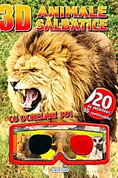 3D Animale salbatice. Cu ochelari 3D