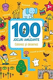 100 de jocuri amuzante. Colorez si desenez