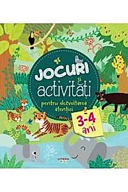 Jocuri si activitati pentru dezvoltarea atentiei 3-4 ani