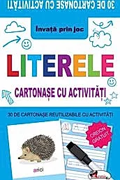 Literele cartonase cu activitati