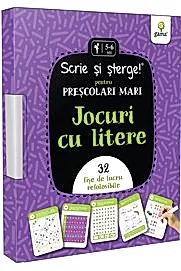 Jocuri cu litere - Scrie si sterge!