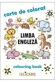 Limba engleza. Carte de colorat. Colouring book