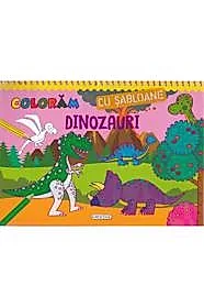 Coloram cu sabloane - Dinozauri