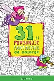 31 de personaje fantastice de colorat
