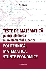 Teste de matematica pentru admiterea in invatamantul superior