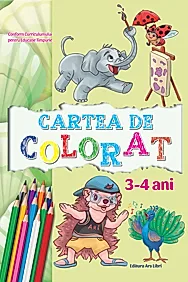 Cartea de colorat 3-4 ani