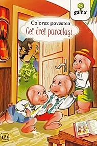 Cei trei purcelusi - Colorez povesti ales