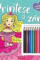 Printese si zane - Carte de colorat