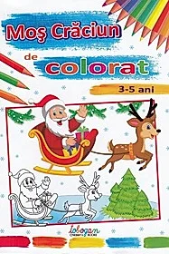 Mos Craciun de colorat
