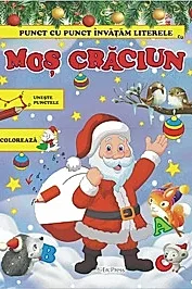 Punt cu punct invatam literele - Mos Craciun