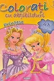 Colorati cu abtibilduri 1 - Printese