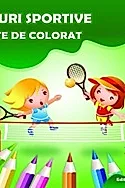 Jocuri sportive. Carte de colorat