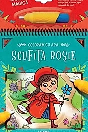 Coloram cu apa. Scufita rosie