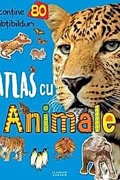 Atlas cu animale. 80 abtibilduri