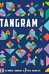 Tangram: 120 de modele si 7 piese magnetice