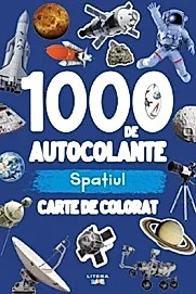 1000 de autocolante: Spatiul. Carte de colorat