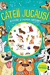 Cateii jucausi - stickere pufoase