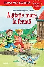 Agitatie mare la ferma (Nivelul 1 Carte cu pictograme)