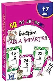 50 de Jetoane - Invatam tabla impartirii