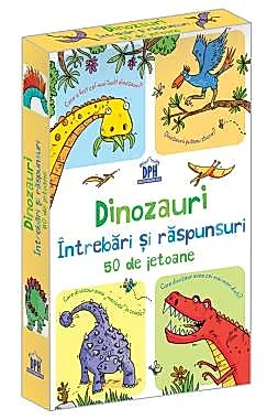 Dinozauri - Intrebari si raspunsuri - 50 de Jetoane