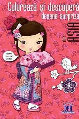 Coloreaza si descopera desene surpriza - din Asia
