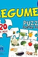 Puzzle pentru podea - Legume - 3-6 Ani