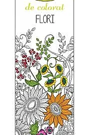 Semne de carte de colorat - Flori