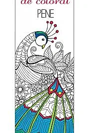 Semne de carte de colorat - Pene