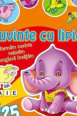 Cuvinte cu lipici (2). Formam cuvinte, coloram, engleza invatam