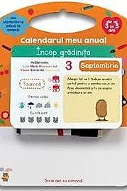 Calendarul meu anual: Incep gradinita - de la 3 la 5 ani