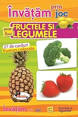Invatam prin joc fructele si legumele +3ani