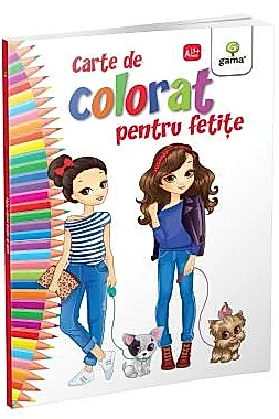 Carte de colorat pentru fetite - Editia 2018