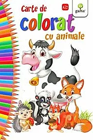 Carte de colorat cu animale - Editia 2018