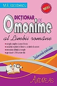 Dictionar de omonime al Limbii Romane