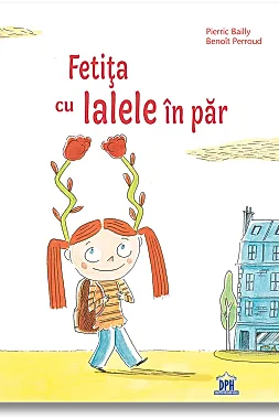 Fetita cu lalele in par