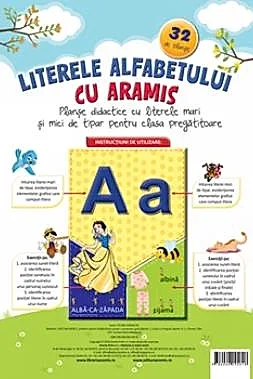 Literele alfabetului cu Aramis - 32 de planse