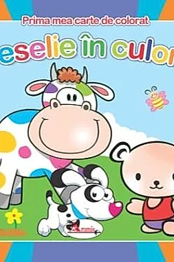 Veselie in culori - prima mea carte de colorat