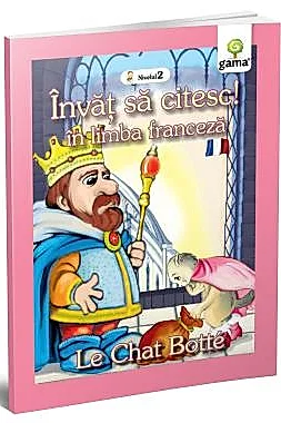 Invat sa citeasc in limba franceza. Motanul incaltat
