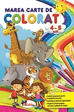 Marea carte de colorat 4-5 ani