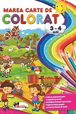 Marea carte de colorat - 3-4 ani