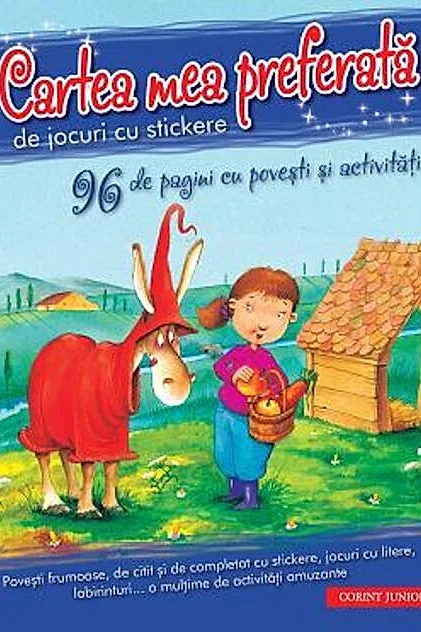 Cartea mea preferată de jocuri cu stickere (96 de pagini cu povești și activități)