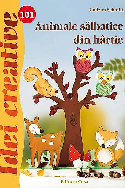 Animale sălbatice din hârtie. Idei creative 101