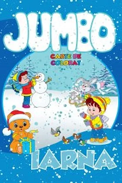 Jumbo. Iarna. Carte de colorat