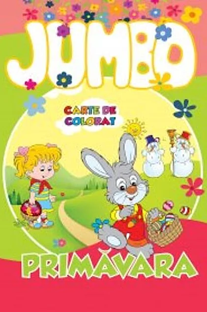 Jumbo. Primăvara. Carte de colorat