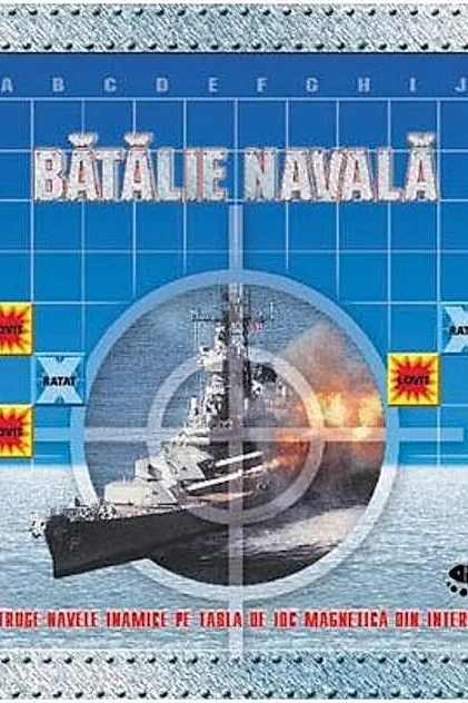 Bătălie navală (tablă de joc + 266 piese magnetice)