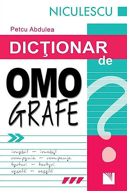 Dicţionar de omografe
