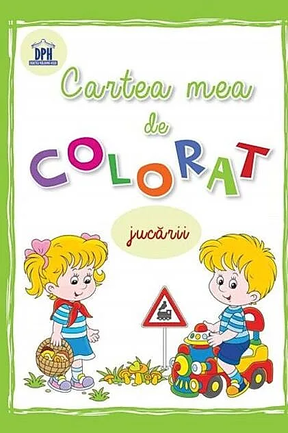 Cartea mea de colorat Jucării