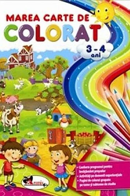 Marea carte de colorat (3-4 ani)